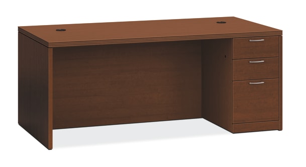 HON Valido Right Pedestal Desk Shaker Cherry