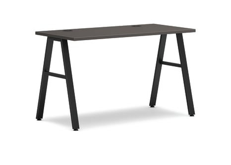 HON Mod Desk Slate TeakBlack