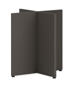 HON Mod XBase | For 42 Conference Table Top | Slate Teak Finish