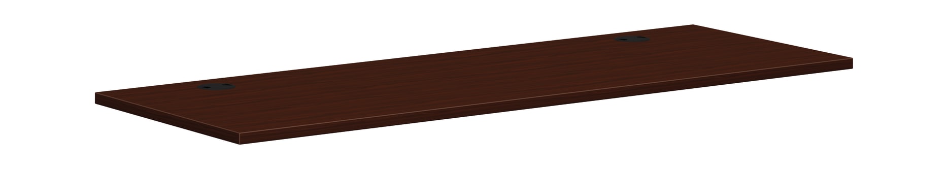 HON Mod Worksurface | Rectangular | 66W | Traditional Mahogany Finish