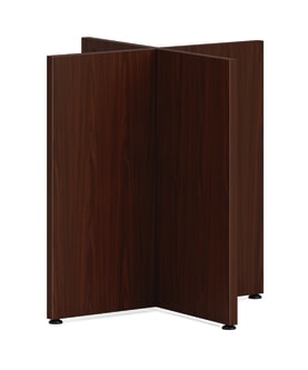 HON Mod XBase | For 42 Conference Table Top | Traditional Mahogany Finish