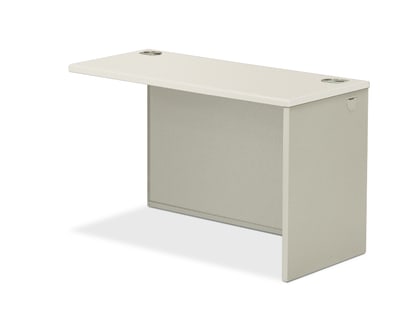 HON 38000 Series Right Return Shell Silver MeshLight Gray