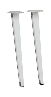 HON Voi Steel Angled Leg | Set of 2 | 29H | Silver Finish