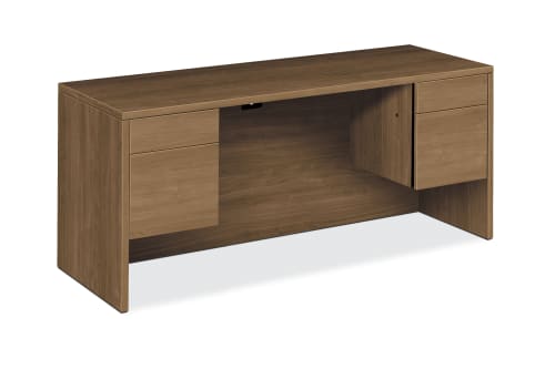 HON 10500 Series Credenza with Kneespace | 2 Box  2 File Drawers | 60W | Pinnacle Finish