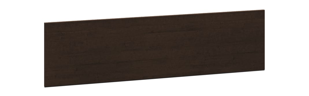 HON 10500 Series Back Enclosure for 72W StackOn Hutch | Mocha Finish