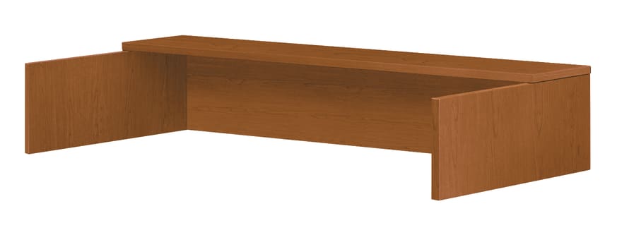 HON 10500 Series Reception Station with Transaction Counter | Bourbon Cherry