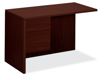 HON 10500 Series Left Return | 1 Box  1 File Drawer | 42W | Mahogany Finish