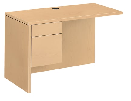HON 10500 Series Return | 1 Box  1 File Drawer | 48W | Natural Maple Finish