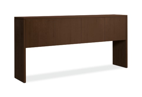 HON 10500 Series StackOn Hutch for LWorkstation | 78W | Mocha Finish