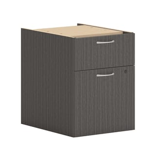HON Mod Hanging Pedestal | 1 Box  1 File Drawer | 15W | Slate Teak Finish
