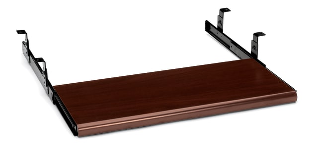 HON Laminate Keyboard Platform Mahogany