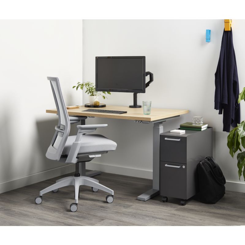 Allsteel, Tables, Altitude Basic is Allsteel’s entry-level height adjustable solution. Effortlessly raise and lower for a