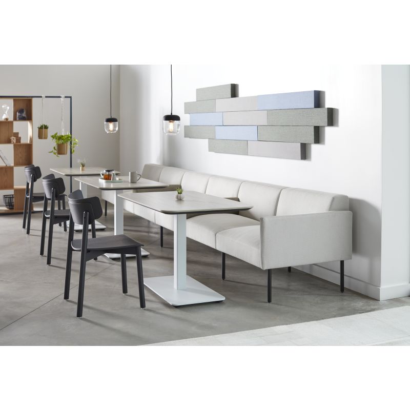 Allsteel, Tables, Conceived as a set of uniquely adaptable components, Recharge can be easily arranged into a diverse array