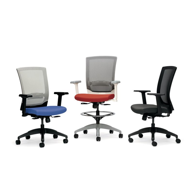 Allsteel, Seating, Quip is an ergonomic task chair designed to support you all day with intuitive controls and infinite color