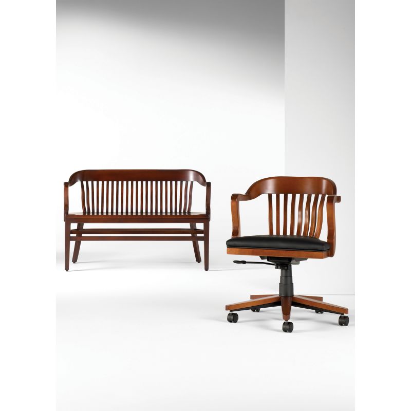 Gunlocke, Seating, A 1946 classic reimagined. A unity of ergonomic advances and timelessly comfortable design. The Bank of