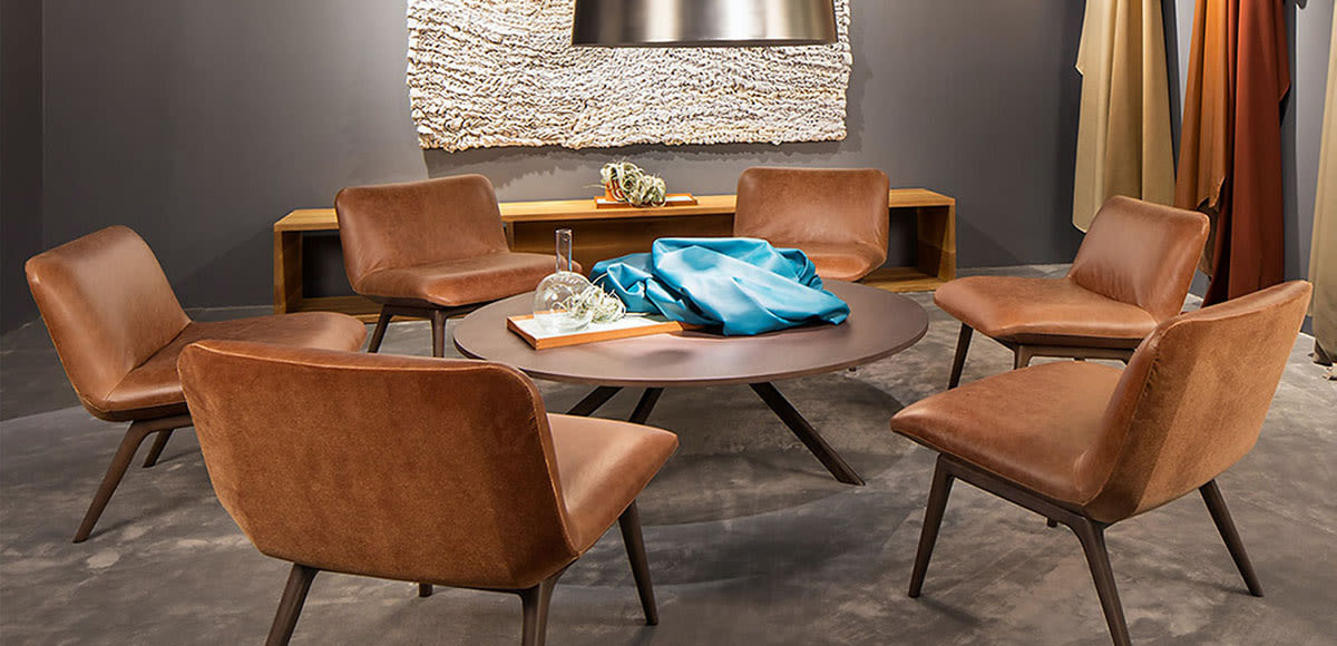 November Lounge Chair - Wood Base