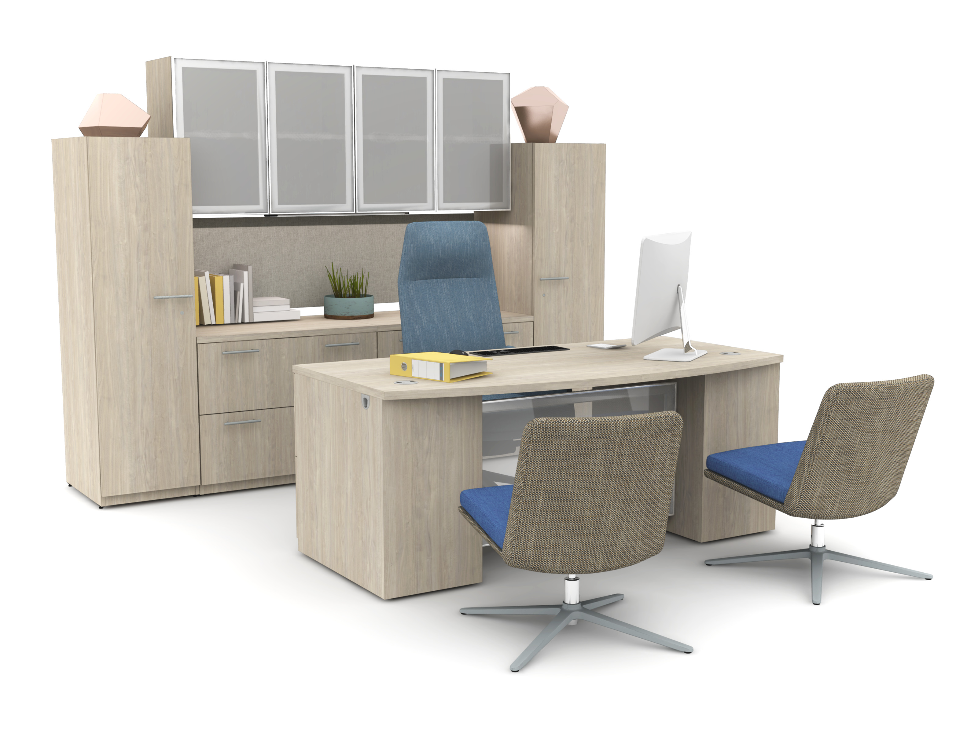 Concinnity - Executive Freestanding Desk Planning Typical