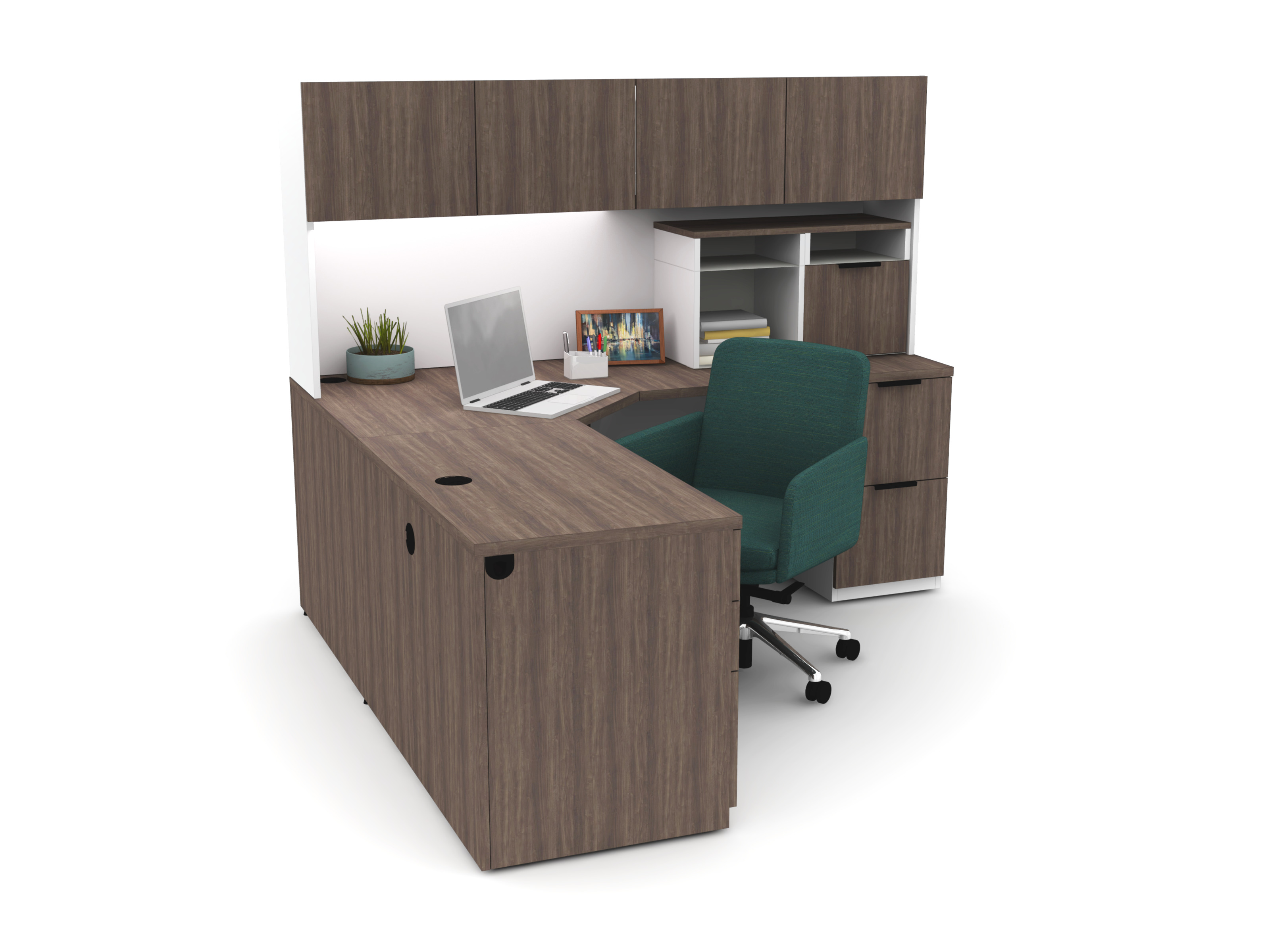 Concinnity - Small Corner Desk Planning Typical