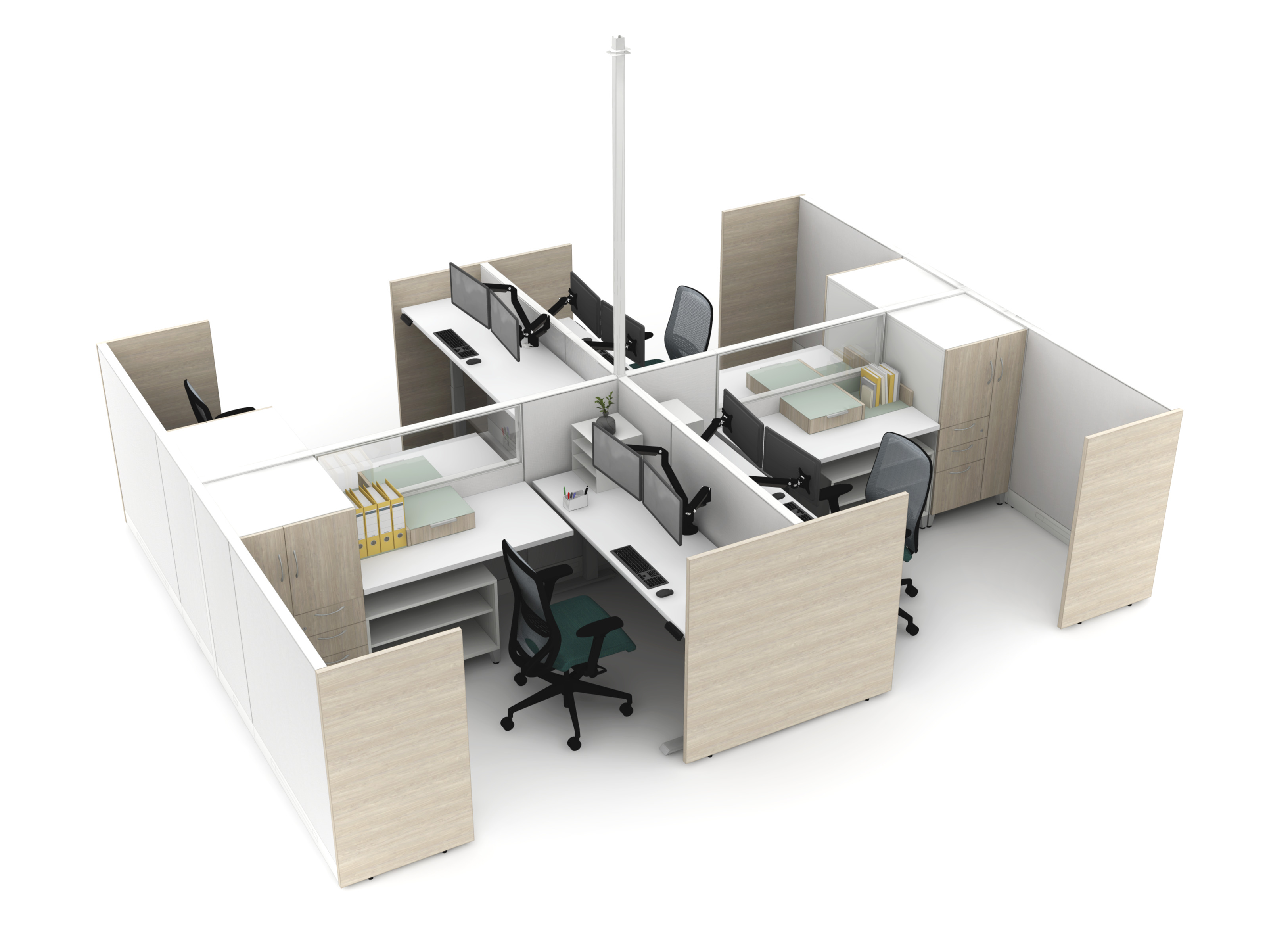 Accelerate - Height Adjustable with Visual Collaboration Planning Typical