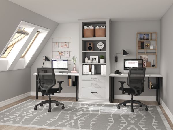 Solve Task Chair with Coze Table Desk with U-Storage.