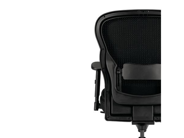 Wave mesh task chair in Black