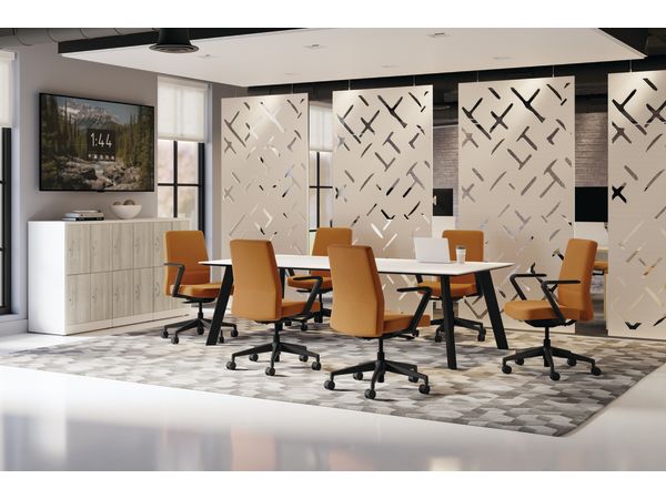 Cofi managerial back chairs with Preside table.