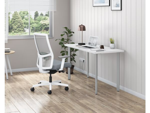 Ignition mesh task chair with Coze desk in home office