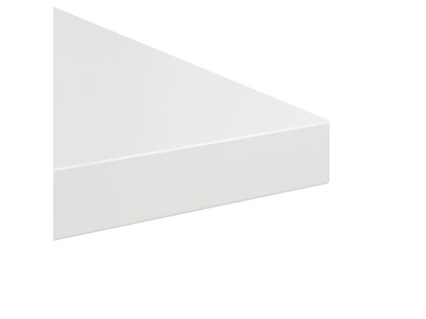 HON desks flat edge in Designer White.