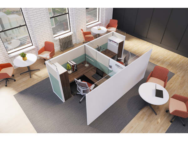 Abound workstations featuring Gallery Panels.