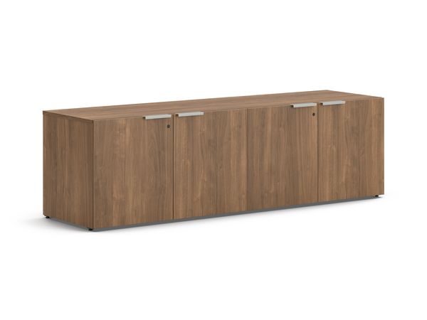 Low Credenza, 4 Storage Doors