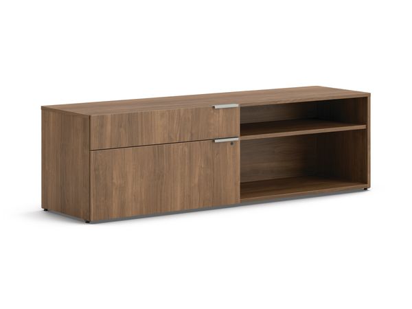 Low Credenza, Left Hand Drawers