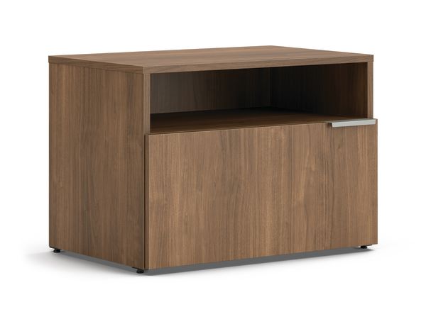 Low Credenza, 1 File/Open, Footed