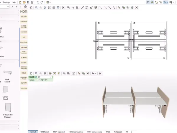 Empower Design Guide Typical 2- Collab Table