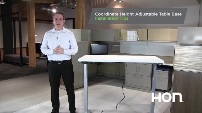 Coordinate Height Adjustable Table Base Installation Video video link