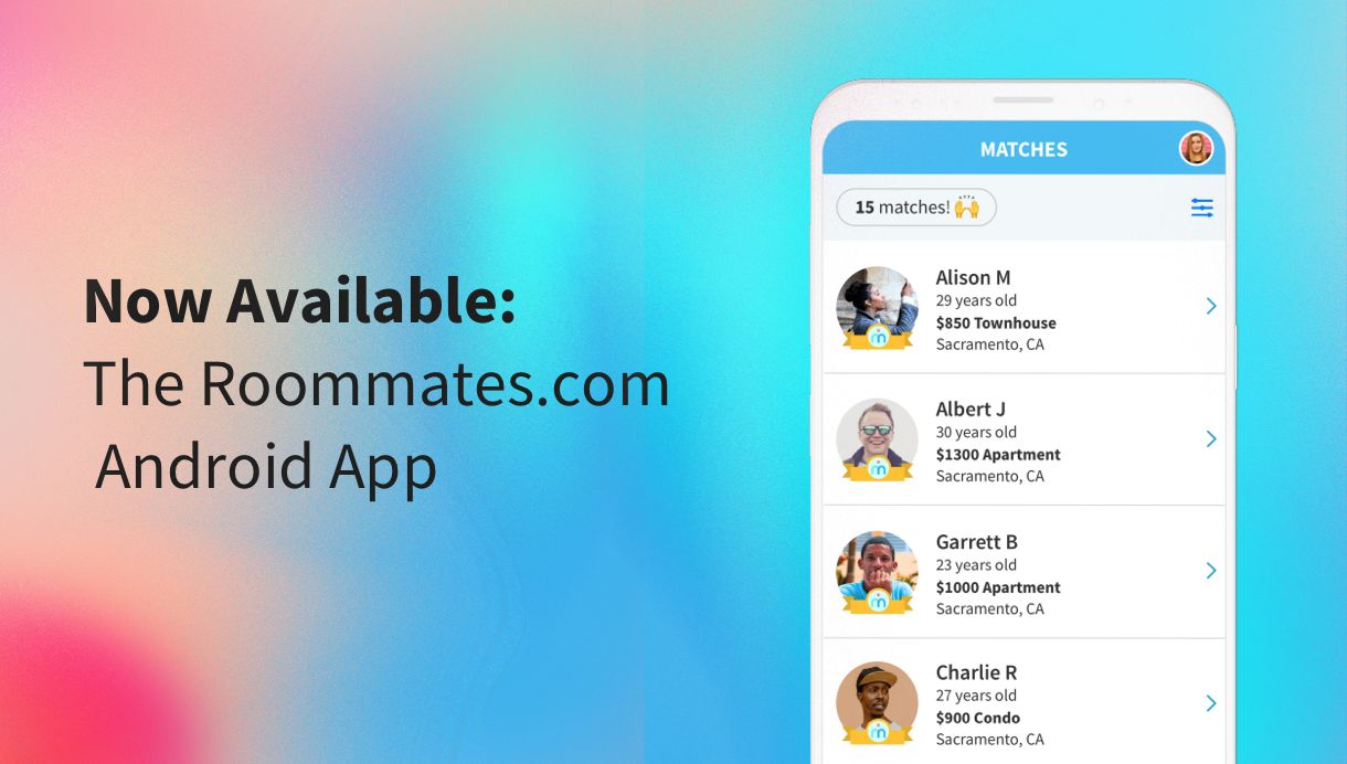 The Roommates.com Android App