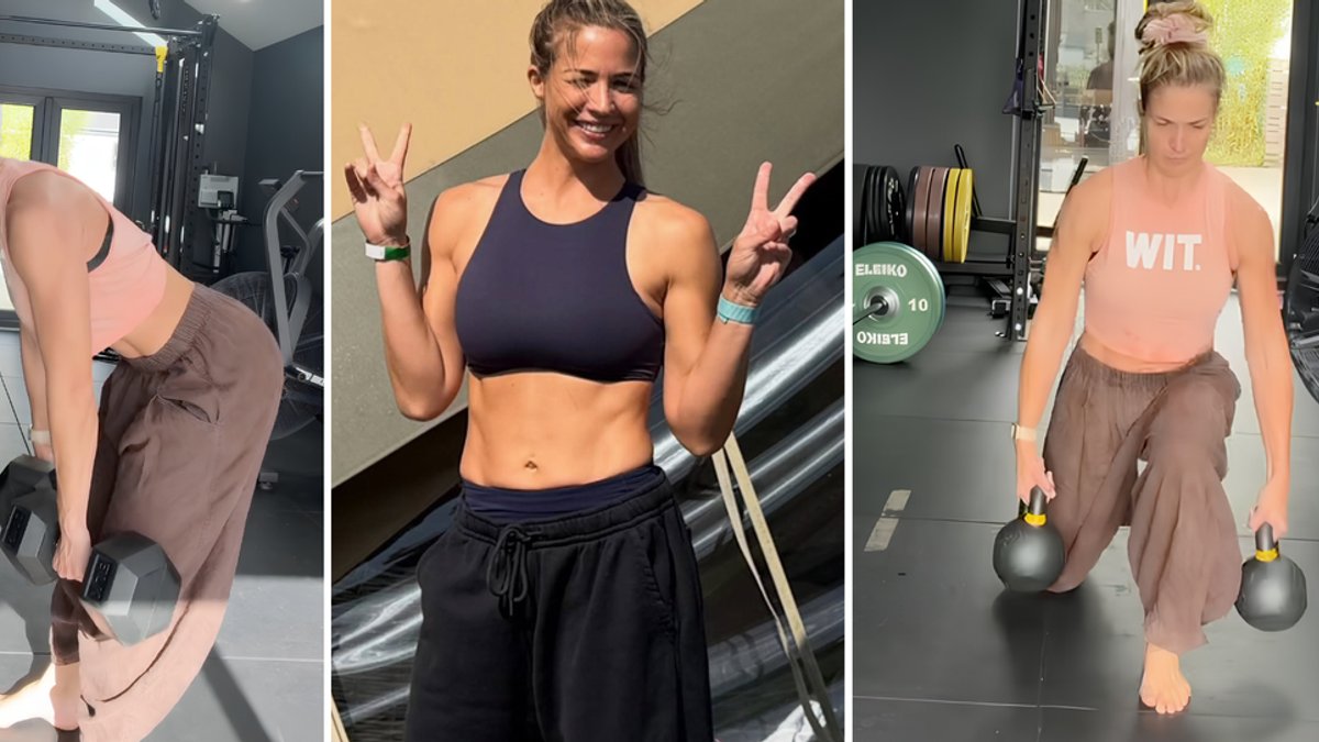 Actress Gemma Atkinson Shares Lower Body Workout Routine Actress Gemma Atkinson Shares Lower Body Workout Routine - lower body workout