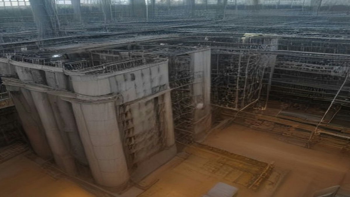 Dangote refinery construction site Botswana Stock Exchange trading floor.