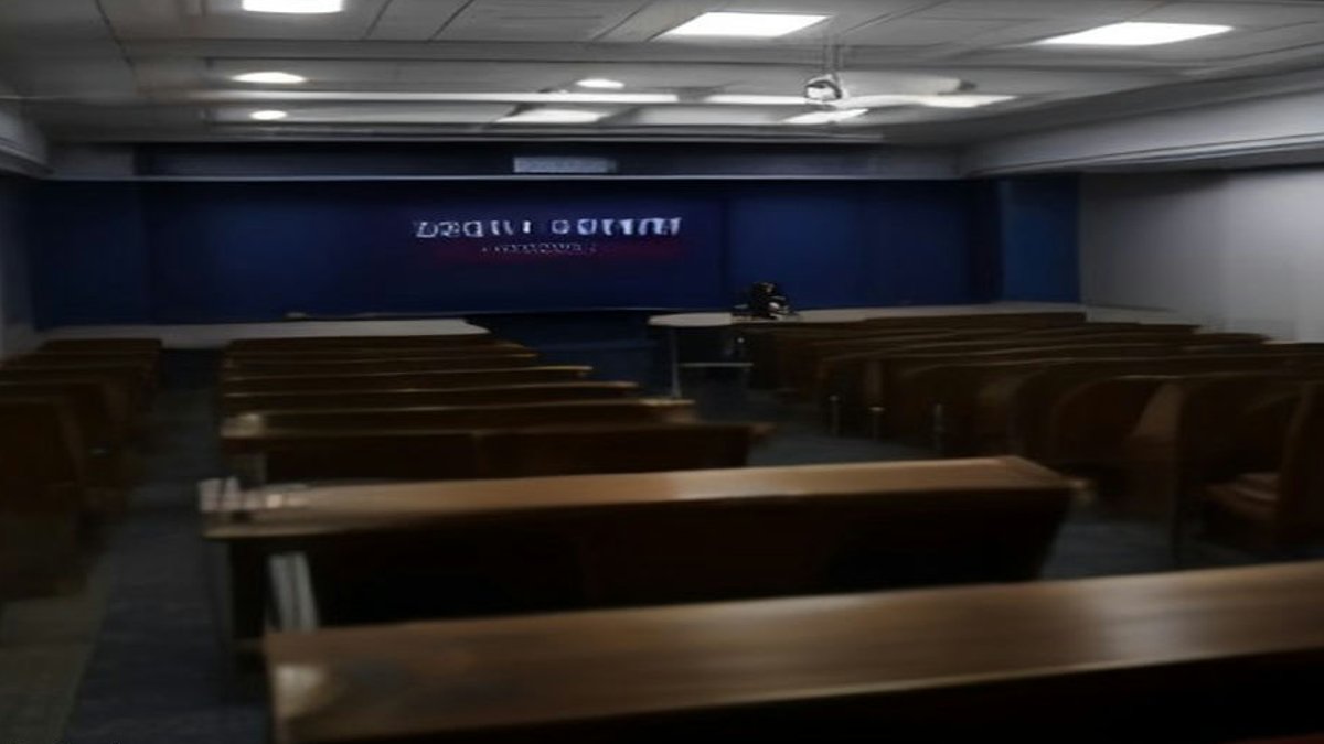 White House press briefing room.