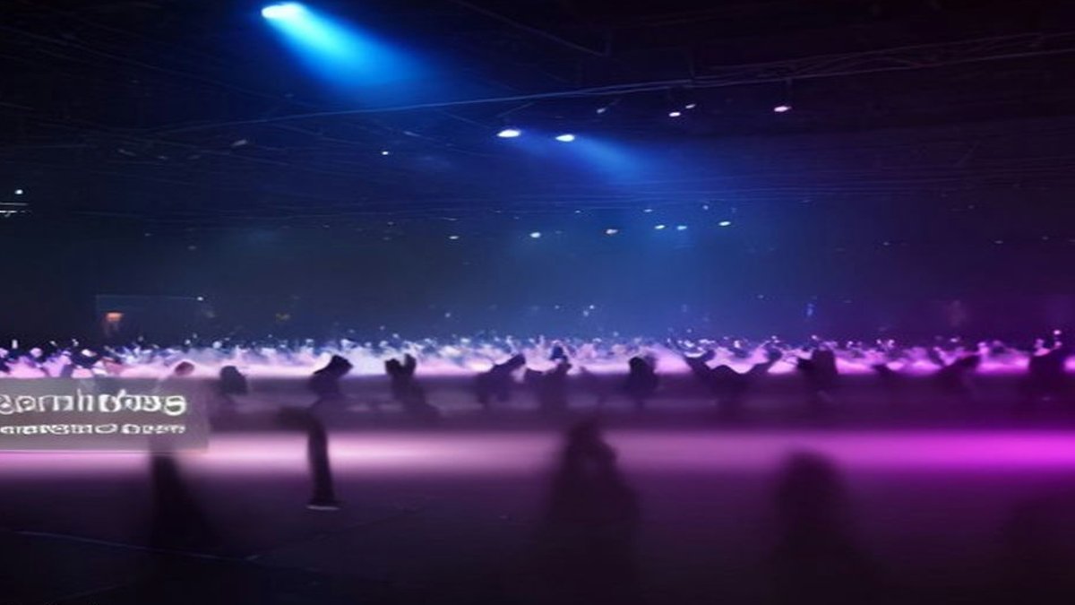 Prague nightclub dance floor.