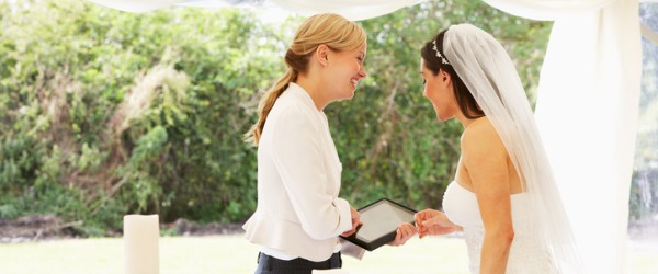 A Wedding Planner helps with the planning, organization and management of a wedding.
