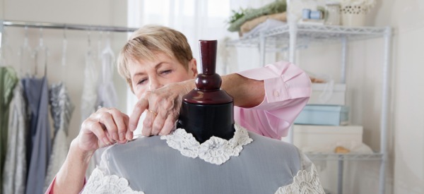 Many types of clothing, such as formal gowns, suits and tuxedos, may be purchased "off the rack" but need to be tailored for a perfect fit; most of these alterations are delicate and must be done by a hand sewer.