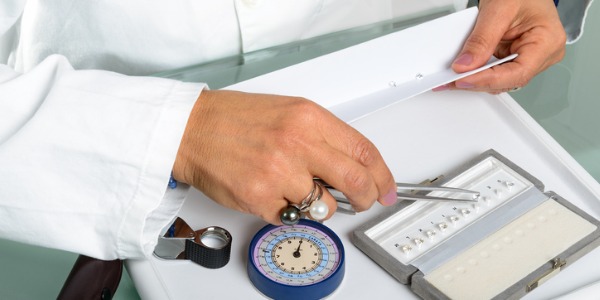 A gemologist identifies, grades, and appraises gemstones.