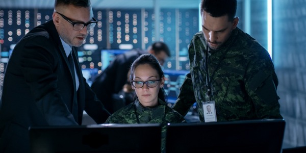Command and control centre specialists are responsible for effective and quick transmission of data between various components of military forces during joint action.