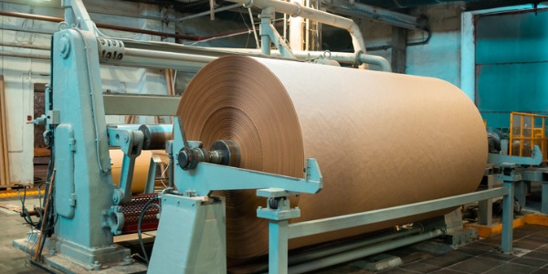 A piece of equipment used in the paper manufacturing process, designed and maintained by paper science engineers.