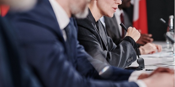 A senator trying to pass legislation.