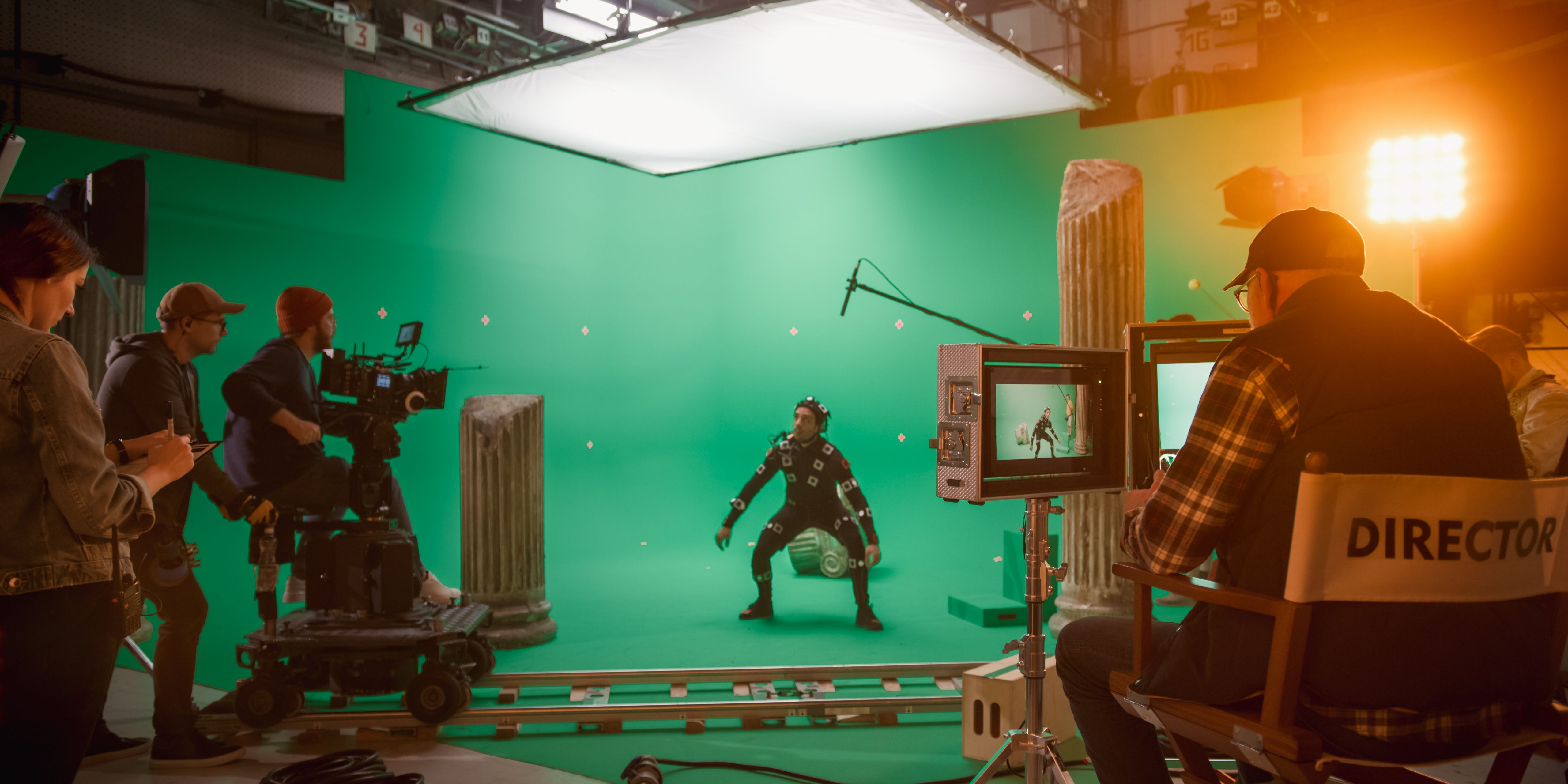 A genre filmmaker working on a science fiction film.