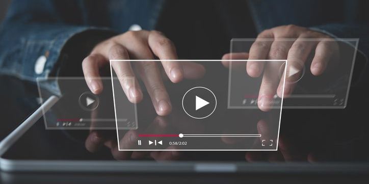 Motion graphics designer concept.