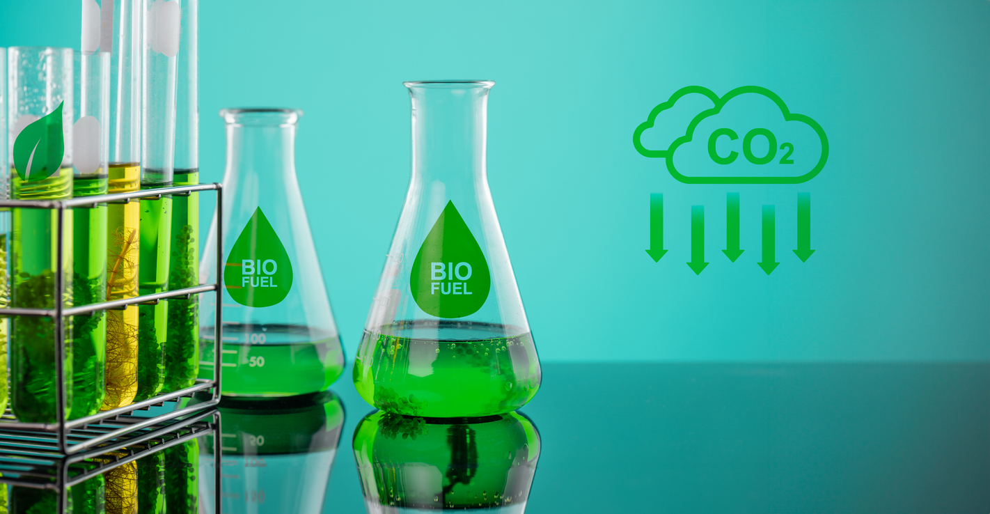 A biofuel lab concept.