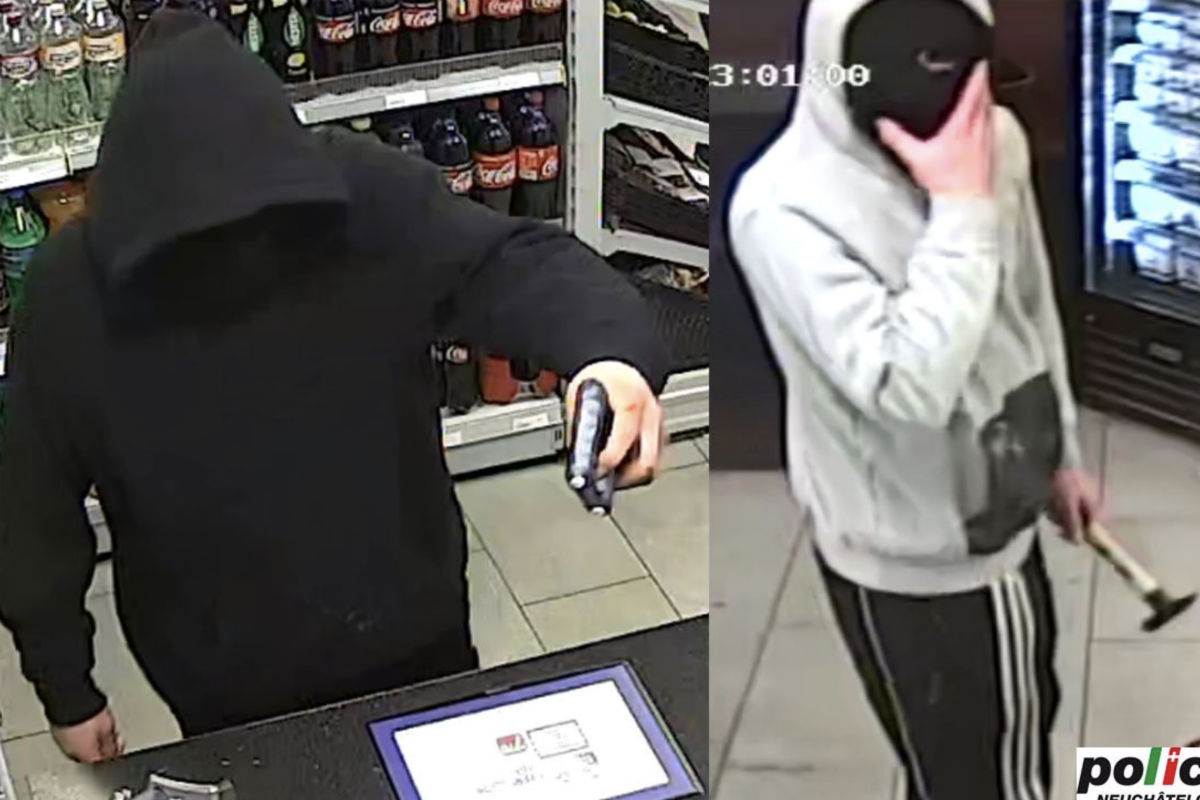 Neuchâtel NE - Bewaffneter Raubüberfall auf Tankstellen-Shop
