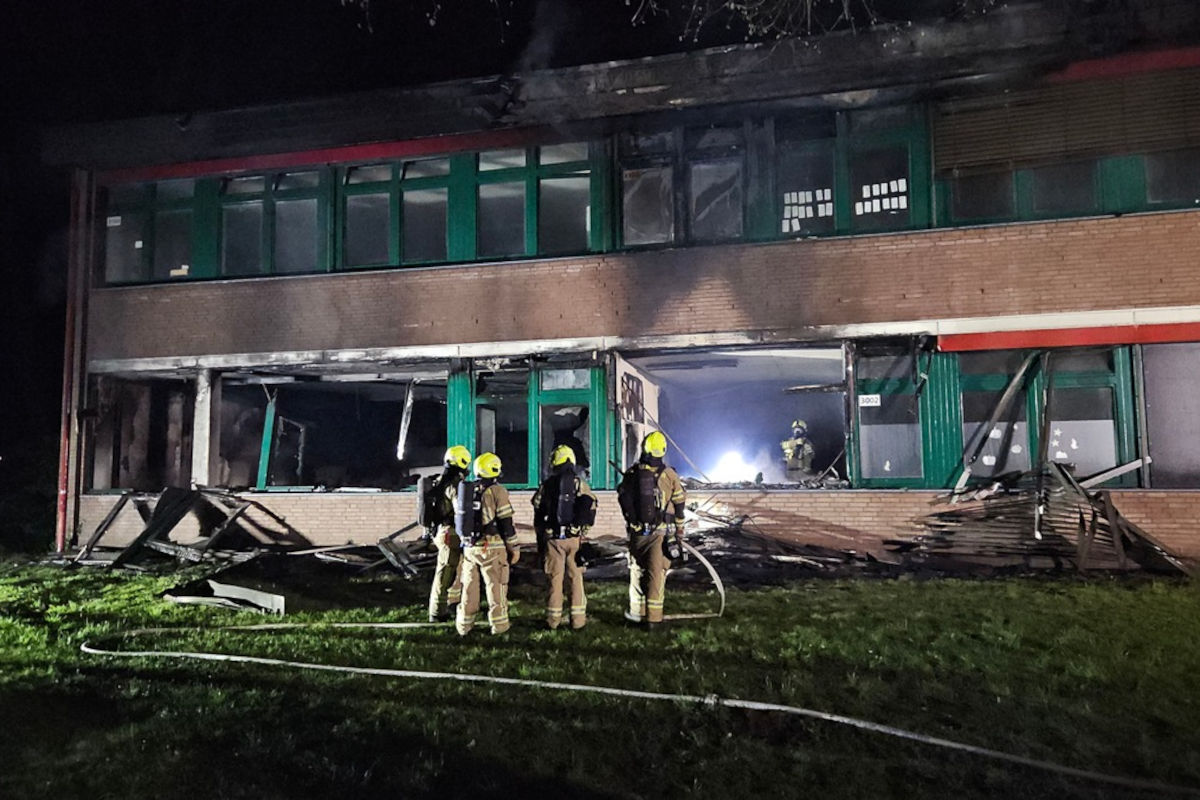 Gronau – Brand in Berufskolleg
